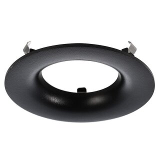 Deko-Light, Mechanisches Systemzubehör, Reflektor Ring Schwarz für Serie Uni II Max, Aluminiumdruckguss, Schwarz, Höhe: 26 mm, Durchmesser: 107 mm, IP 20