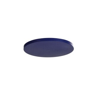 Deko-Light, Mechanisches Systemzubehör, Abdeckung Cobalt Blau für Deckenaufbauleuchte Zaniah 290, Kunststoff, Kobaltblau, Höhe: 18 mm, Durchmesser: 163 mm, IP 20