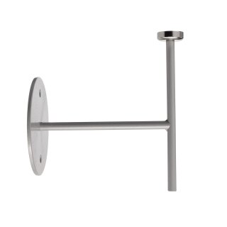 Deko-Light, Mechanisches Systemzubehör, Wandhalter für Magnetleuchte Miram Grau, Aluminiumdruckguss, Grau, Breite: 85 mm, Höhe: 96 mm