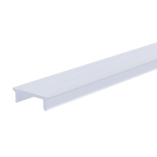 Deko-Light, Profil Abdeckung, Abdeckung P-02-10 begehbar, Polycarbonat, Weiß, Satiniert 40% Transmission, Tiefe: 1000 mm, Breite: 14.5 mm, Höhe: 4.4 mm