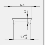 Deko-Light, Profil Abdeckung, Abdeckung P-02-10 begehbar, Polycarbonat, Weiß, Satiniert 40% Transmission, Tiefe: 1000 mm, Breite: 14.5 mm, Höhe: 4.4 mm