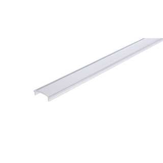 Deko-Light, Profil Abdeckung, Abdeckung F-01-15, Kunststoff, Teiltransparent 75% Transmission, Tiefe: 3000 mm, Breite: 19.5 mm, Höhe: 6 mm