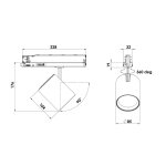 3-Ph Stromschienenstrahler - GA-016 Bingo 35W 930 15° WEISS | 3000K (ABVERKAUFSARTIKEL)