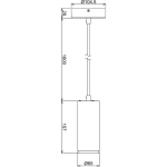 Deko-Light, Pendelleuchte, Lucea, 10 W, 3000/4000 K, Schwarz, 930 lm, Eingangsspannung: 220-240 V/AC, Aluminiumdruckguss, Energieeffizienzklasse: F, IP 20