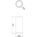 Deko-Light, Deckenaufbauleuchte, Lucea, 10 W, 3000/4000 K, Weiß, 930 lm, Eingangsspannung: 220-240 V/AC, Aluminiumdruckguss, Energieeffizienzklasse: F, IP 20