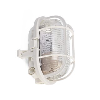 Deko-Light, Decken- und Wandaufbauleuchte, Syrma Oval, 1x max. 42 W E27, Weiß, Eingangsspannung: 220-240 V/AC, Kunststoff, IP 44