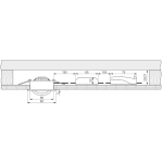 Deko-Light, Deckeneinbauleuchte, Dione, 8,5 W, DIM, 3000 K, Silber, 800 lm, Eingangsspannung: 220-240 V/AC, Aluminium, Energieeffizienzklasse: E, IP 20