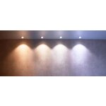 Deko-Light, Deckeneinbauleuchte, Dione, 8,5 W, DIM, 4000 K, Schwarz, 800 lm, Eingangsspannung: 220-240 V/AC, Aluminium, Energieeffizienzklasse: E, IP 20