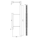 Deko-Light, Pendelleuchte, Set, D Profession Up and Down, 60 W, Triac, 4000 K, Silber, 7180 lm, Eingangsspannung: 200-240 V/AC, Aluminium, Energieeffizienzklasse: E, IP 20