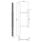 Deko-Light, Pendelleuchte, Set, D Profession Up and Down, 60 W, 1-10V, 4000 K, Silber, 7180 lm, Eingangsspannung: 200-240 V/AC, Aluminium, Energieeffizienzklasse: E, IP 20