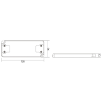 Deko-Light, Netzgerät (CC, DC), FLAT, CC, UT700mA/12W, Stromkonstant, 1,4-12,0 W, Eingangsspannung: 220-240 V/AC, Ausgangsspannung min./max.: 2-17 V/DC