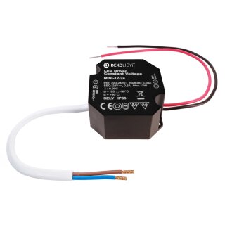 Deko-Light, Netzgerät (CV, DC), OCTO, CV, Mini 24V/12W, Spannungskonstant, 12.0 W, Eingangsspannung: 220-240 V/AC, Ausgangsspannung: 24 V/DC