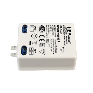 Deko-Light, Netzgerät (CC, DC), CC, G5S10W350LR, Stromkonstant, 6,0-10,0 W, Eingangsspannung: 220-240 V/AC, Ausgangsspannung min./max.: 17-29 V/DC