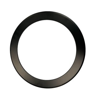 Deko-Light, Mechanisches Systemzubehör, Abdeckung Schwarz für Deckeneinbauleuchte Acrux 195, Edelstahl, Schwarz, Höhe: 10 mm, Durchmesser: 248 mm