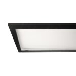 Deko-Light, Pendelleuchte, LED Panel transparent, Eckig, 50 W, DIM, 3000/4000 K, Silber, 6100 lm, Eingangsspannung: 220-240 V/AC, Aluminium, Energieeffizienzklasse: E, IP 40