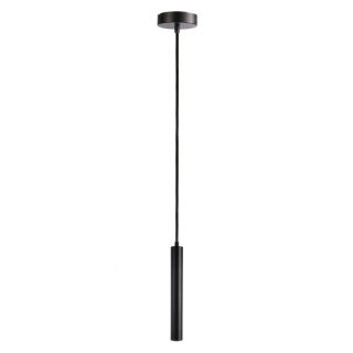 Deko-Light, Pendelleuchte, Slim, 5 W, DIM, 2700 K, Schwarz, 500 lm, Eingangsspannung: 220-240 V/AC, Aluminium, IP 20