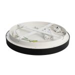 Deko-Light, Deckenaufbauleuchte, Merope 400 mm, 30 W, DIM, 3000/4000 K, Schwarz, 2100 lm, Eingangsspannung: 220-240 V/AC, Aluminium, Matt, IP 20