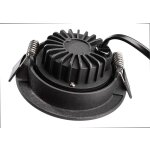 Deko-Light, Deckeneinbauleuchte, Dione IP, 8,5 W, DIM, 2700 K, Schwarz, 750 lm, Eingangsspannung: 220-240 V/AC, Aluminium, Energieeffizienzklasse: E, IP 20