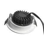 Deko-Light, Deckeneinbauleuchte, Dione IP, 8,5 W, DIM, 4000 K, Weiß, 800 lm, Eingangsspannung: 220-240 V/AC, Aluminium, Energieeffizienzklasse: E, IP 20