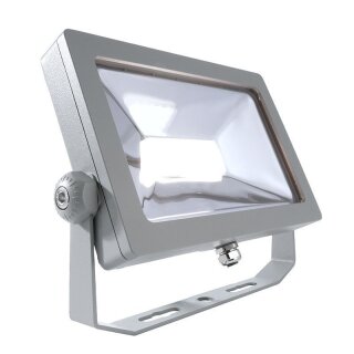 Deko-Light, Fluter, Flood SMD, 15 W, 3000 K, Silber, 1800 lm, Eingangsspannung: 220-240 V/AC, Aluminiumdruckguss, Energieeffizienzklasse: E, IP 65, IP 44