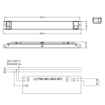 LED Treiber LINEAR Konstantstrom  | CV schaltbar ON/OF | IP20 | max. 18-75W 20-50V | 900 bis 1800mA