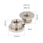 Deckenbefestigung M14x1, Basisbefestigung kurz...