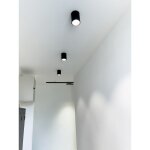 Deko-Light, Deckenaufbauleuchte, Can IP20, 1x 7,5 W GU10, Schwarz, Eingangsspannung: 220-240 V/AC, Aluminium, IP 20