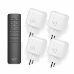 MiBoxer Set | 4x WiFi+2.4G Smart Steckdose + 4 Zonen...