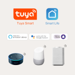 MiBoxer Set | 4x WiFi+2.4G Smart Steckdose + 4 Zonen Fernbedienung | Alexa/Google Home, Tuya, SmartLife