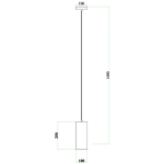 Deko-Light, Pendelleuchte, Barrel, 1x max. 40 W E27, Silber, Eingangsspannung: 220-240 V/AC, Metall, Satiniert, IP 20